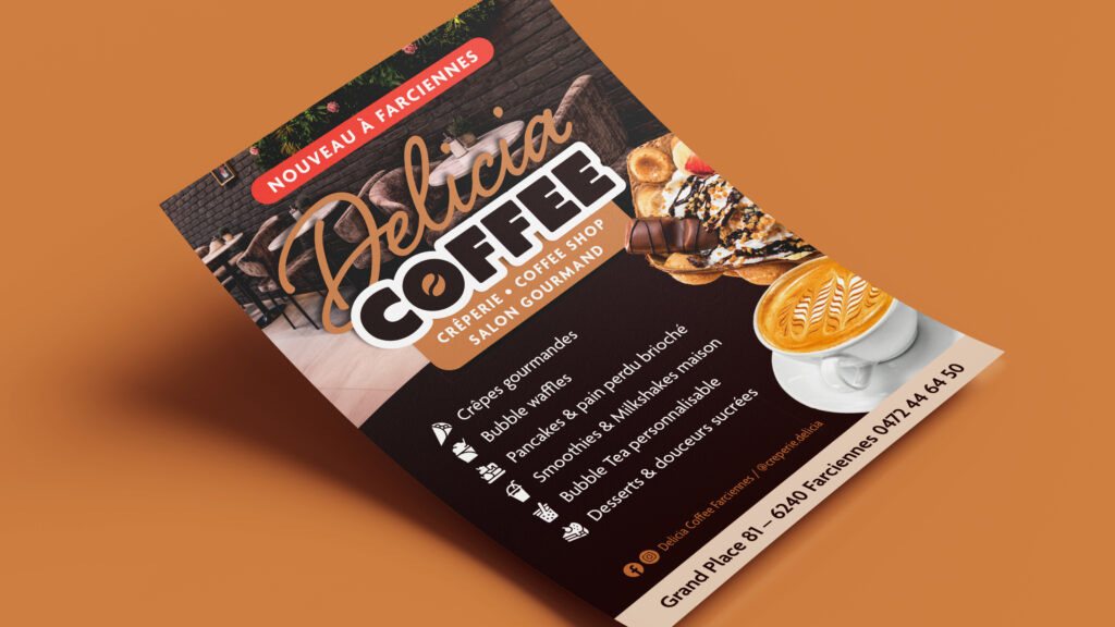 Flyer pour Delicia Coffee