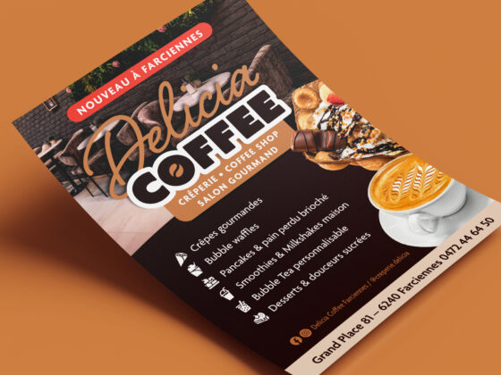 Flyer pour Delicia Coffee